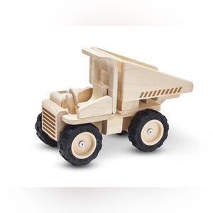 Like New Plan Toys Wooden Dump Truck